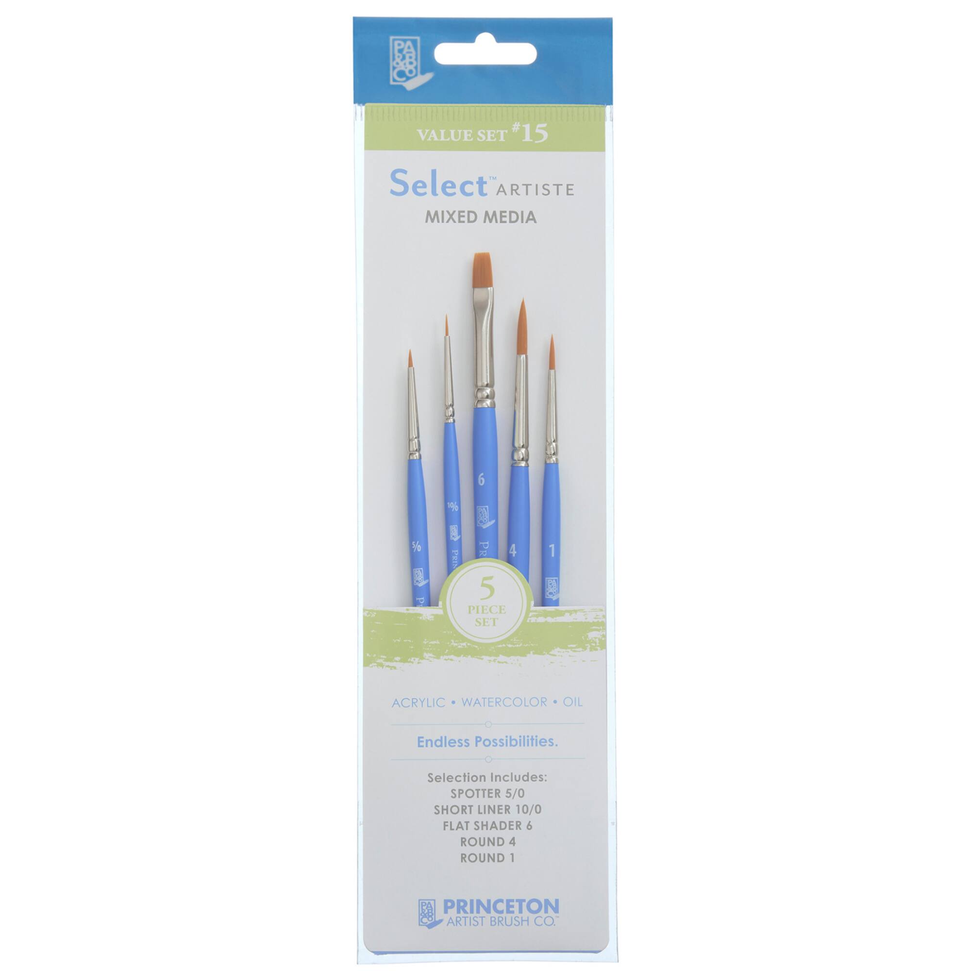 Princeton™ Select™ Artiste Series 3750 #15 Brush Set